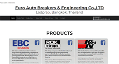 Desktop Screenshot of euroautobreakers.com